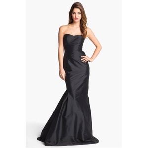 NWT Monique Lhullier Trumpet Evening Gown